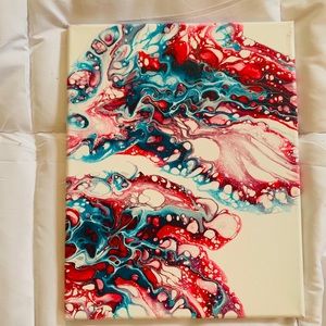 Wall art. Acrylic canvas painting 11 x 14 inches